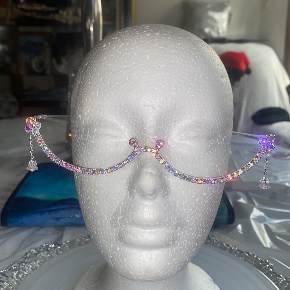 Shine Bright Rhinestones frame glasses! - Picture 3 of 4